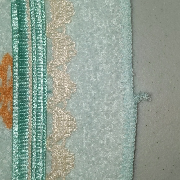 Dundee Vintage Floral Print Cotton Blend Towel Lot 2 Washcloths 2 Hand Towels - Picture 5 of 12